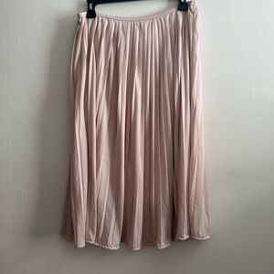 Mossimo Supply Co. Pink Pleated Skirt